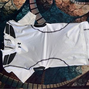 White under armour compression shirt